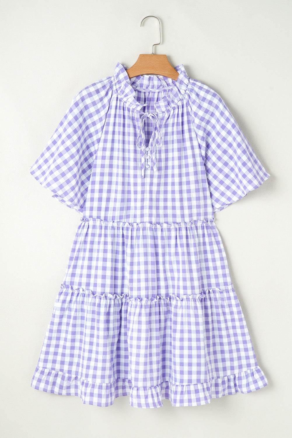 Purple Plaid Dress LT