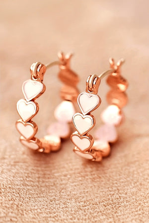 Heart Hoop Earrings LT