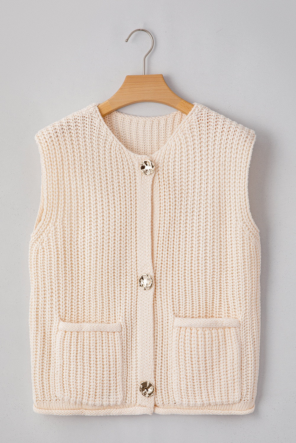 Chunky Knit Sweater Vest RTS