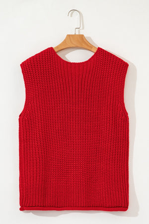 Chunky Knit Sweater Vest RTS