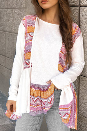 White Aztec Blouse LT