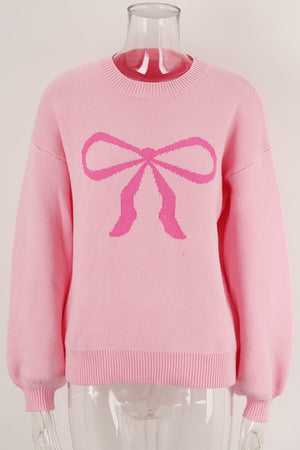 Graphic Bow Sweater LT