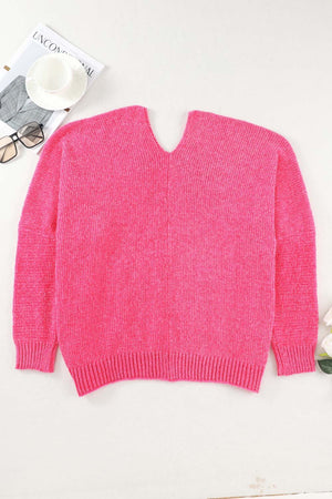 Pink Button Cardigan LT