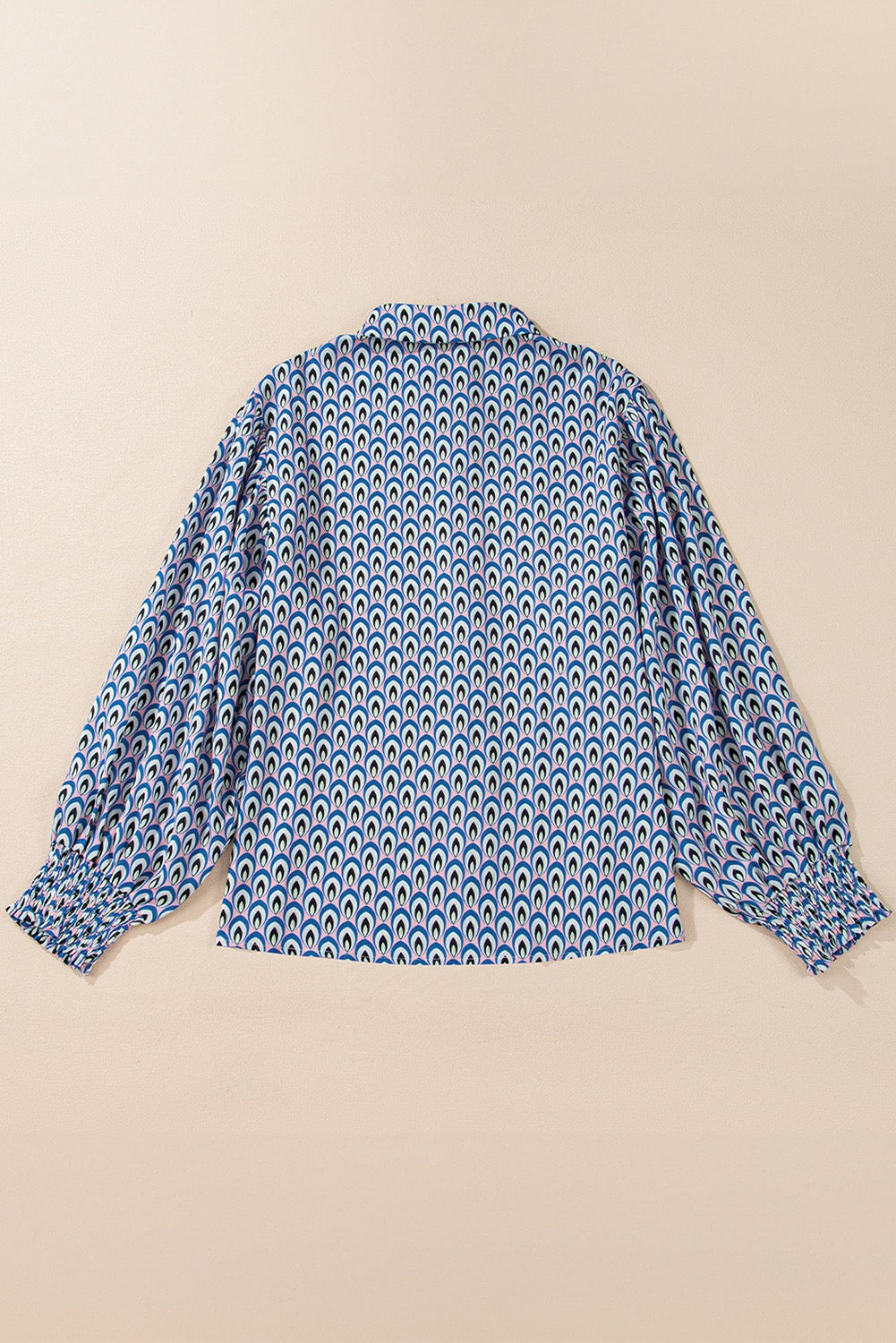 Blue Peacock Blouse January.