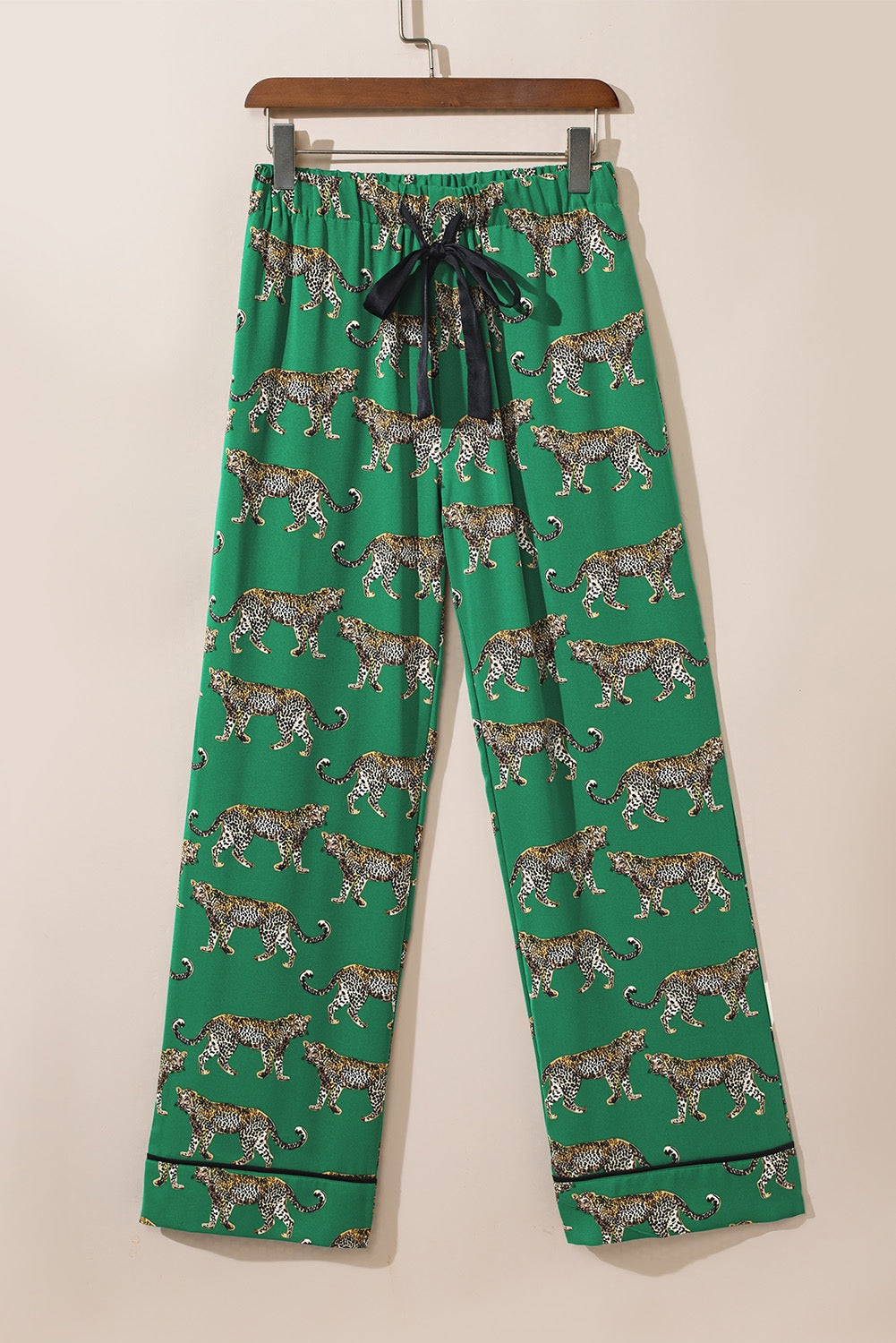 Green Cheetah Pajamas January.