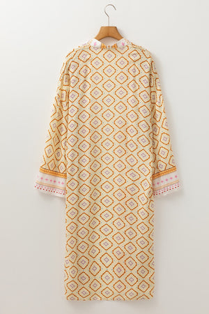 Yellow Boho Kimono January.