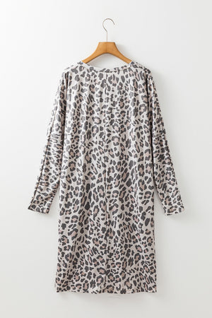 Leopard Shirt Dress January.