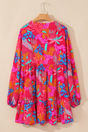 Pink Floral Plus Size Dress January.