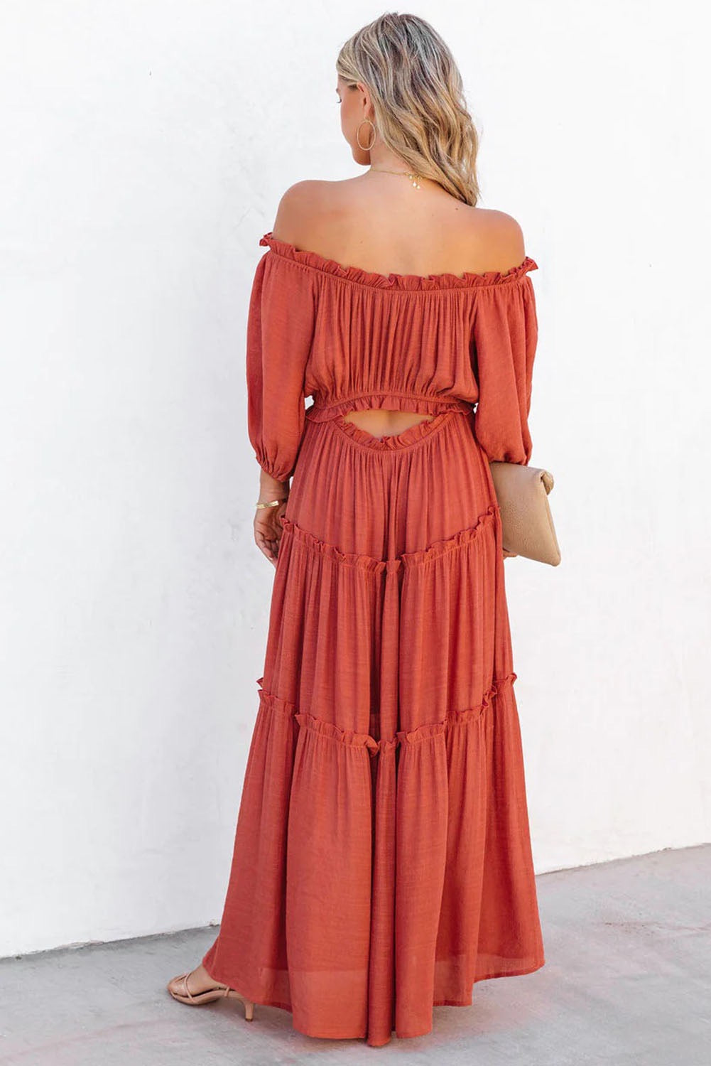 Orange Maxi Dress LT