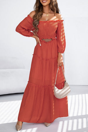 Orange Maxi Dress LT