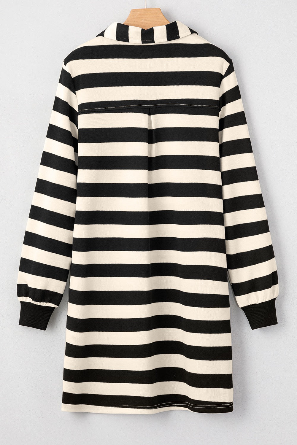 Black Striped Dress January.