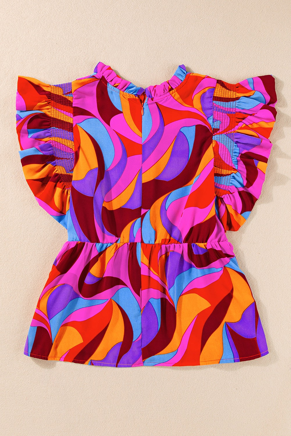 Abstract Flutter Blouse February.