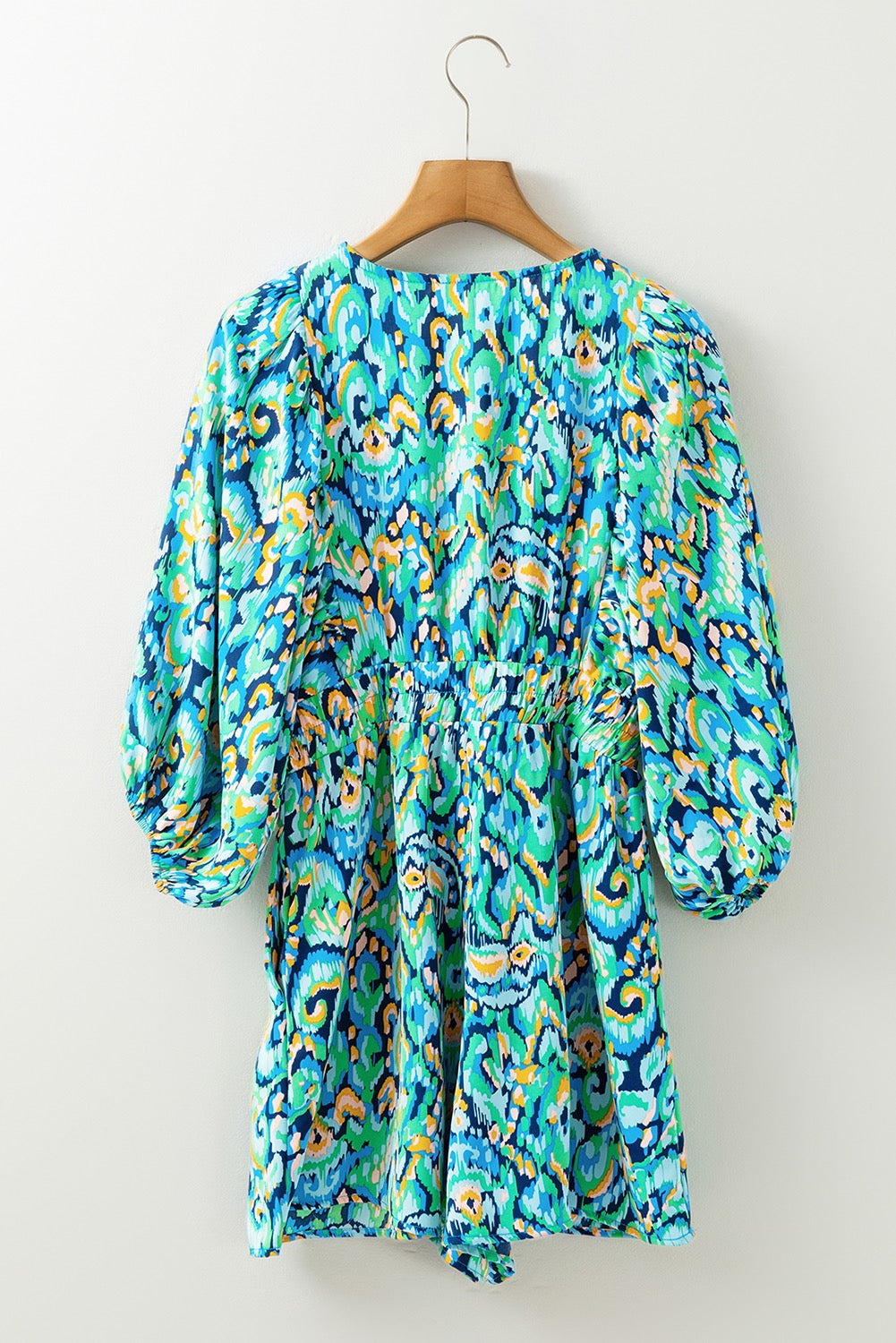 Blue Abstract Romper January.