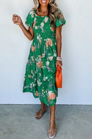 Green Floral Midi RTS