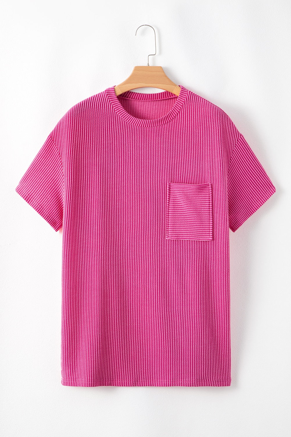 Pink Corded Shirt January.