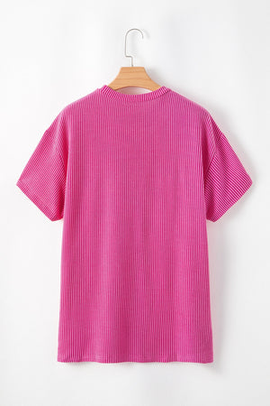 Pink Corded Shirt January.