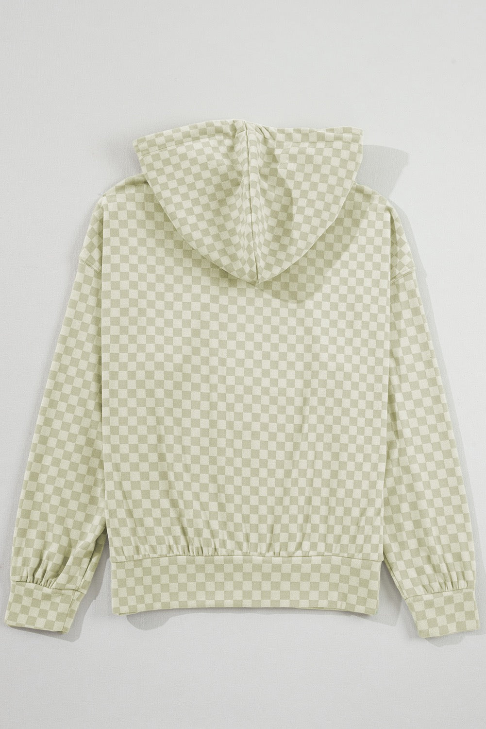 Green Checkered Hoodie LT