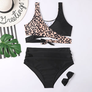 rts: The Leena Leopard Two Piece Swim-