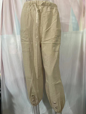 RTS: Gwen Gauze Jogger Fit Pants-