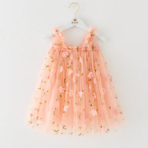 RTS: Butterfly & Flower Tulle Twirl Dress