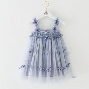 RTS: Butterfly & Flower Tulle Twirl Dress