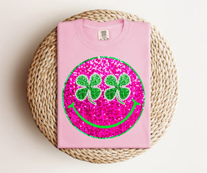 Shamrock Smiley Tee.