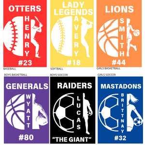 PREORDER: New Custom Sport and Scouting Blankets 2.24.25 osym