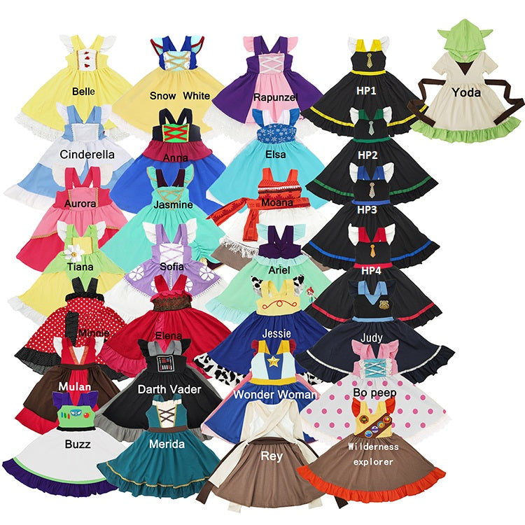 RTS: CHARACTER TWIRL DRESSES-