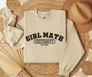 Girl Math SWEATSHIRT.